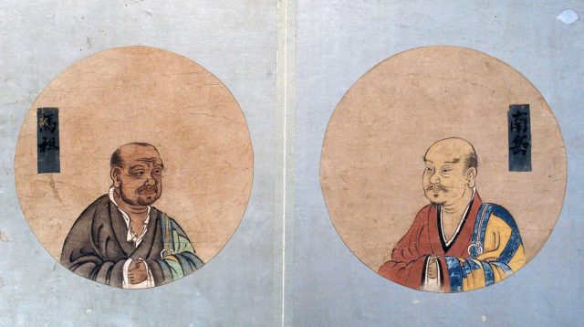 伝東福寺明兆殿司筆二十八祖円相図（7の19）