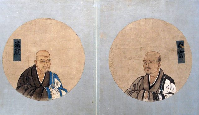 伝東福寺明兆殿司筆二十八祖円相図（7の19）