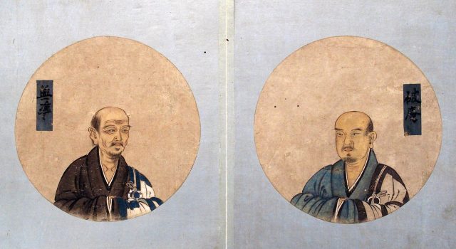 伝東福寺明兆殿司筆二十八祖円相図（7の19）