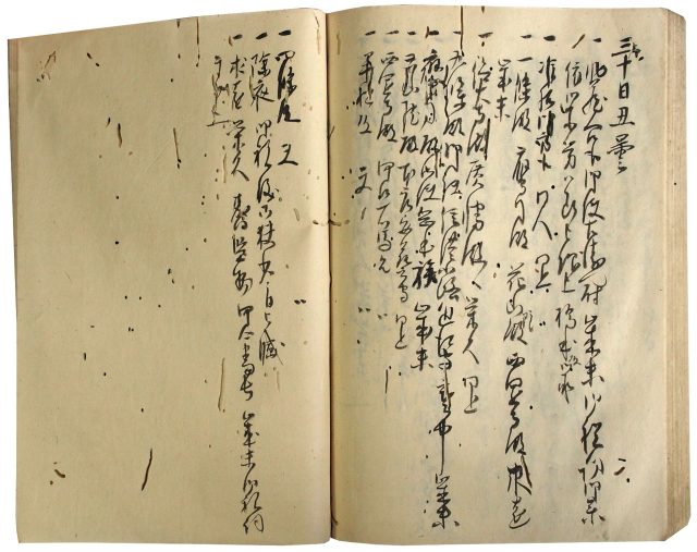 醍醐忠順自筆安政三年日記（05の177）