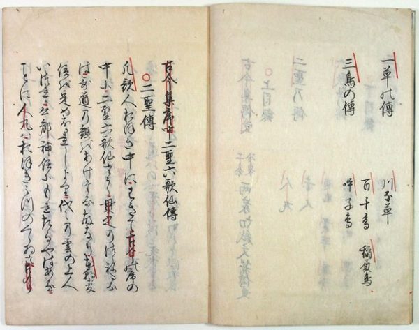 二条冷泉両家切紙文箱伝授（01-009／25655）