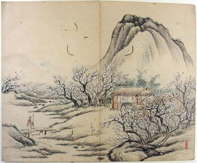 土田松坡画帖（02-033／25714）