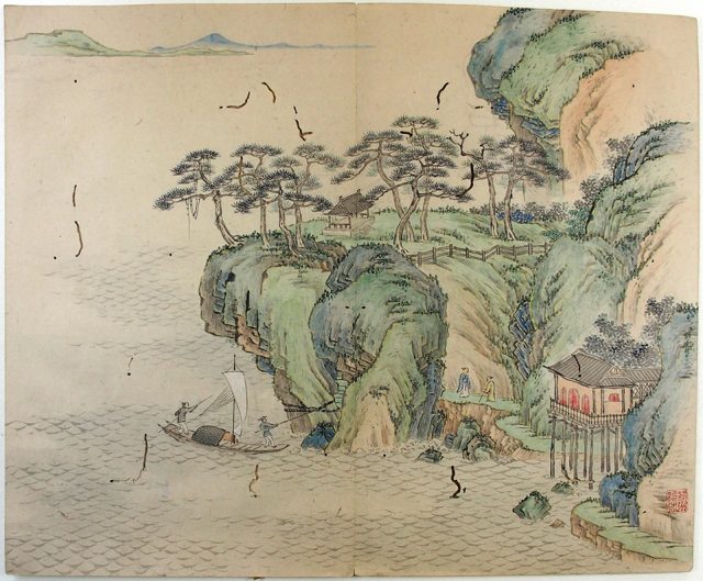 土田松坡画帖（02-033／25714）