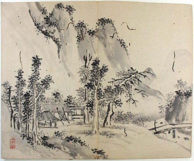 土田松坡画帖（02-033／25714）