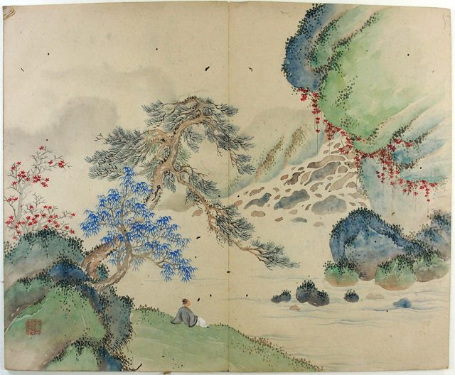 土田松坡画帖（02-033／25714）