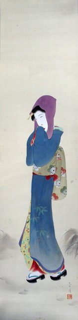 横尾芳月画美人図(02-042/25753)