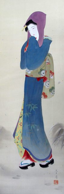 横尾芳月画美人図(02-042/25753)