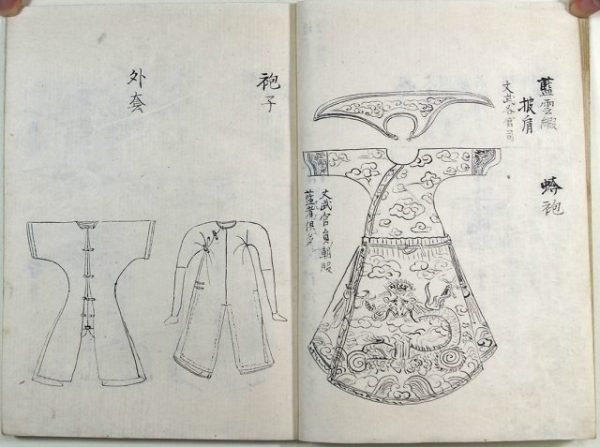平井政恒自筆稿本布帛染色服飾糸口（02-053／25790）