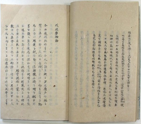 蛮社遭厄・戊戌夢物語ほか（02-090／25801）